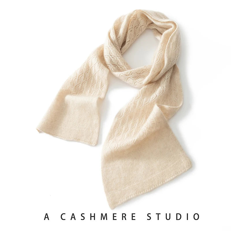 

KOIJINSKY New Cashmere 150*20 Women in spring, autumn and winter, soft warm needle knitted scarf