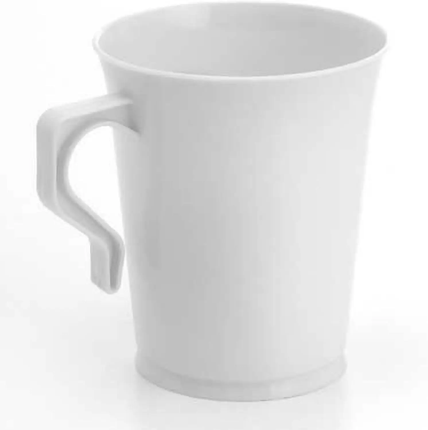 

Пластиковые кофейные чашки 8 унций, небьющиеся белые кружки для кофе, многоразовые кофейные чашки, устойчивые к разрушению