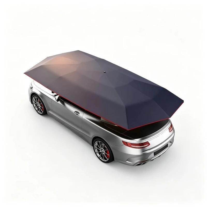 Newest Fully Automatic Remote Control Outdoor Car Vehicle Tent Umbrella Sunshade Cover Made of Oxford Cloth Durable Car Cover