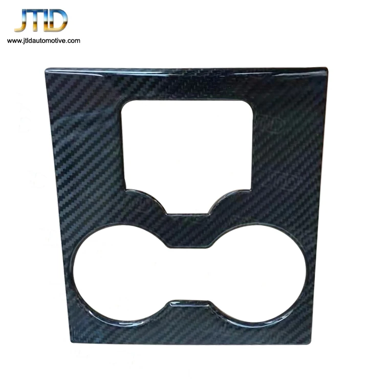 Hochwertige Rücksitz-Getränkehalter aus echtem Carbon für Tesla Model 3 ab 2016