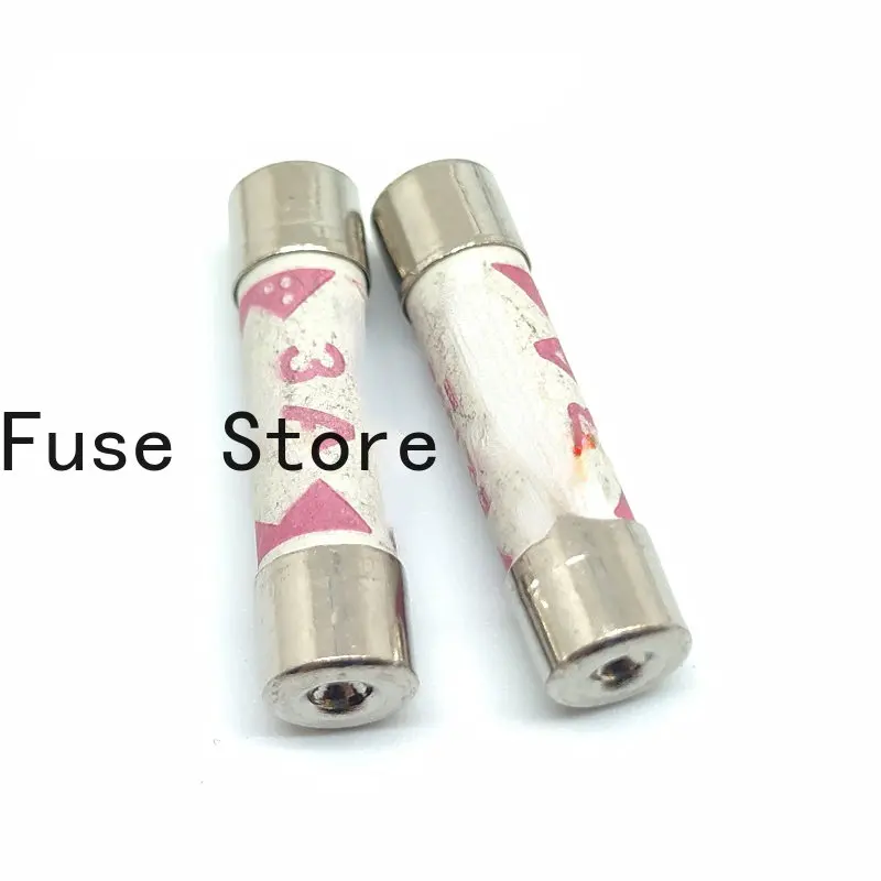 

10PCS Ceramic Fuse Tube 6*25mmBS1362 3A 5A 10A 13A 15A A