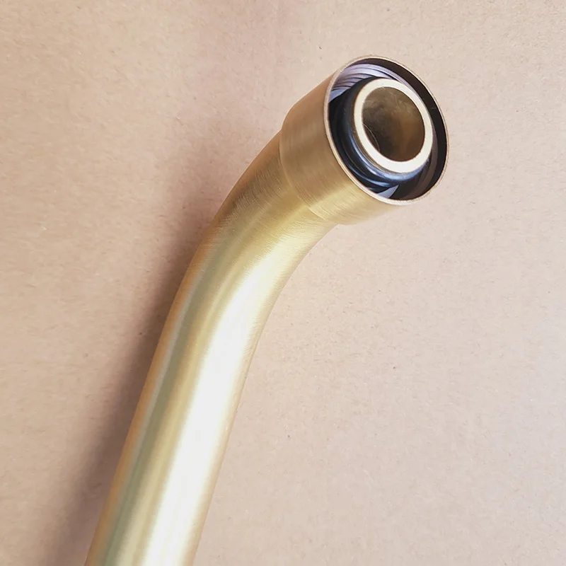 29cm length outlet rotated Brass Body Bathroom Shower Faucet Parts Pipe
