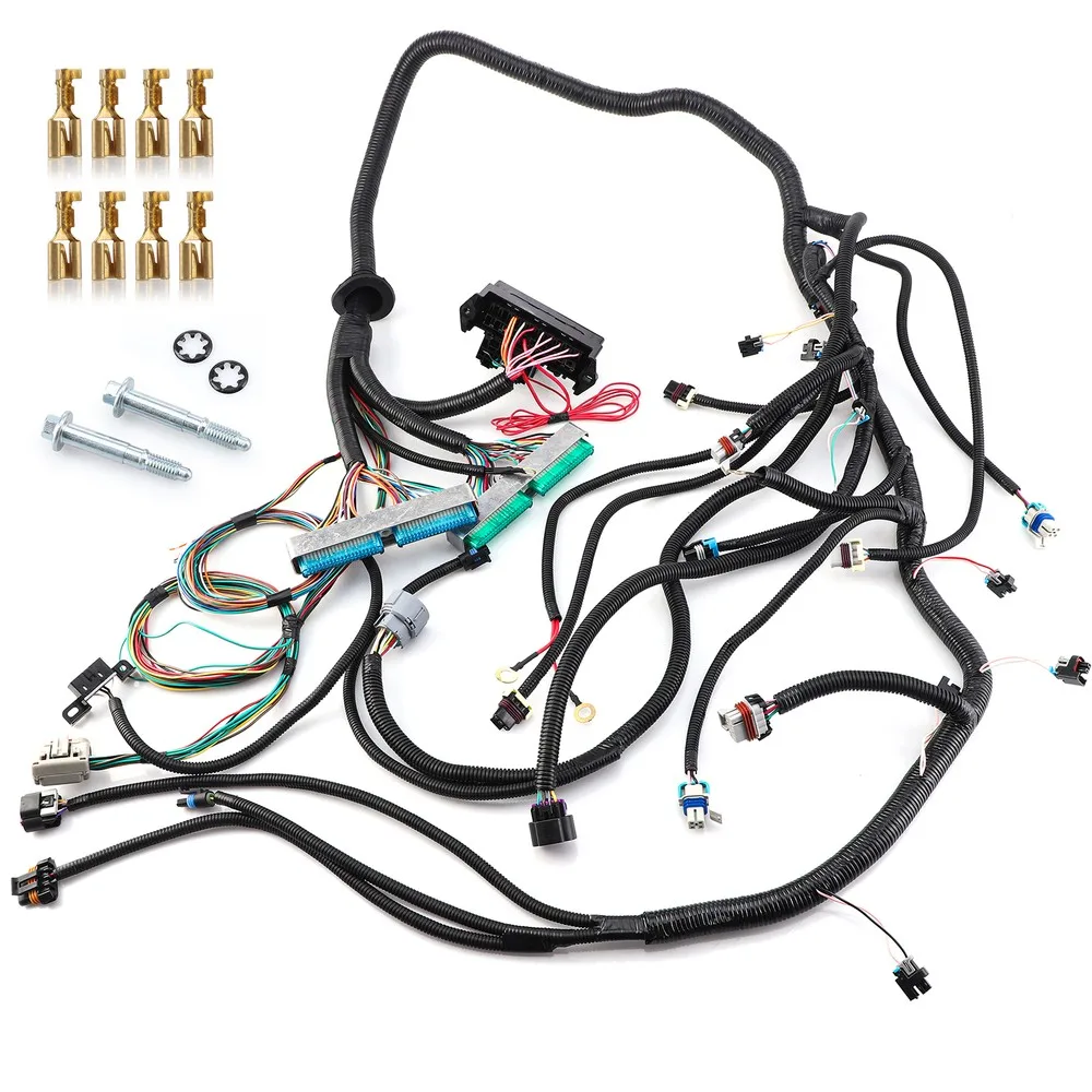 Para 2003-2007 LS LS3 Vortec Unidade de chicote de fios autônomo por fio 4L80E 4.8 5.3 6.0 DBW