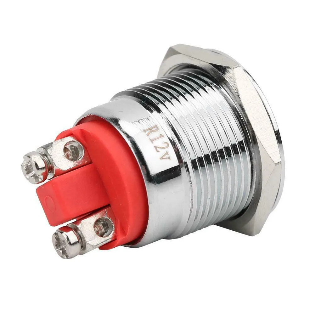 

Waterproof Indicator Light 12V DC 19mm Accessories Green LED Light Lamp Pilot Panel Indicator Parts Ring Type New
