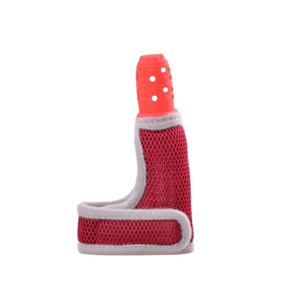 New Model Baby Silicone Teeth Grinding Finger Cover Breathable Thumb Cover Teether Child Anti Biting Hands Sensory Comfort