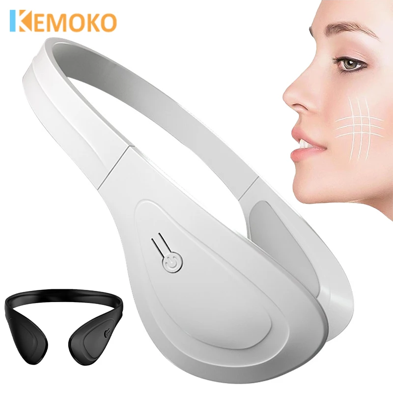 V-Face تشكيل مدلك رفع الذقن المزدوجة الوجه التخسيس تشكيل شد الجلد مصباح ليد أجهزة الرقبة مدلك العناية بالجمال #1