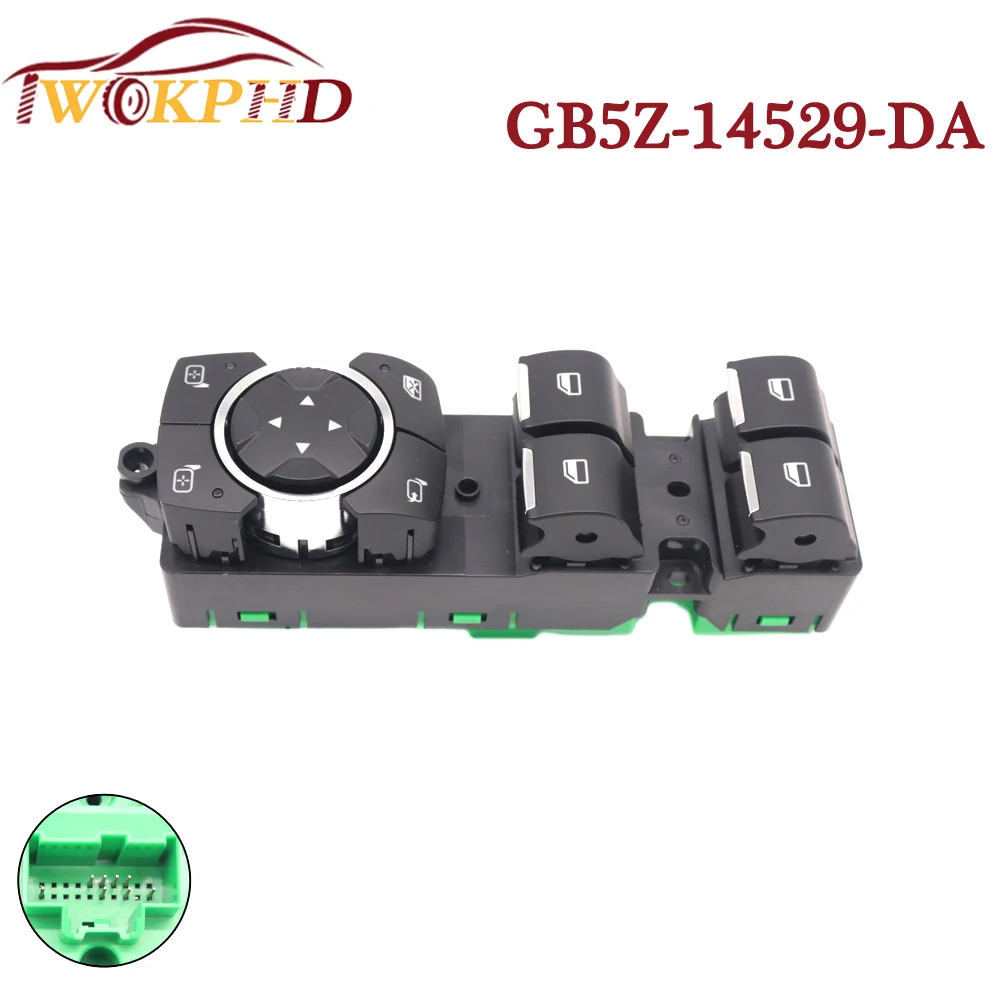 8 Pins Electric Power Window Control Switch Master For Ford Explorer Police Interceptor 2016-2019 GB5Z-14529-DA GB5T-14540-DAW