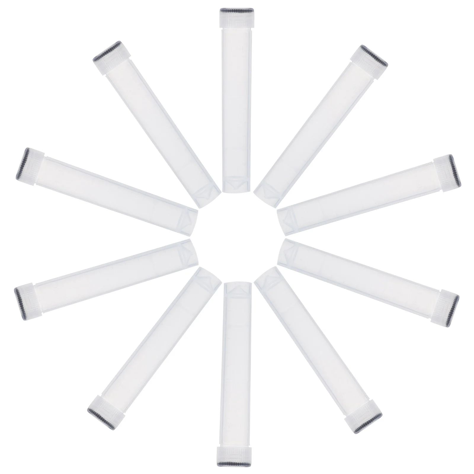 10pcs Cryovial Tubes 10ml Freezing Plastic Test Tube Cold Storage Sample Vials Teaching Devices Safe Experiment