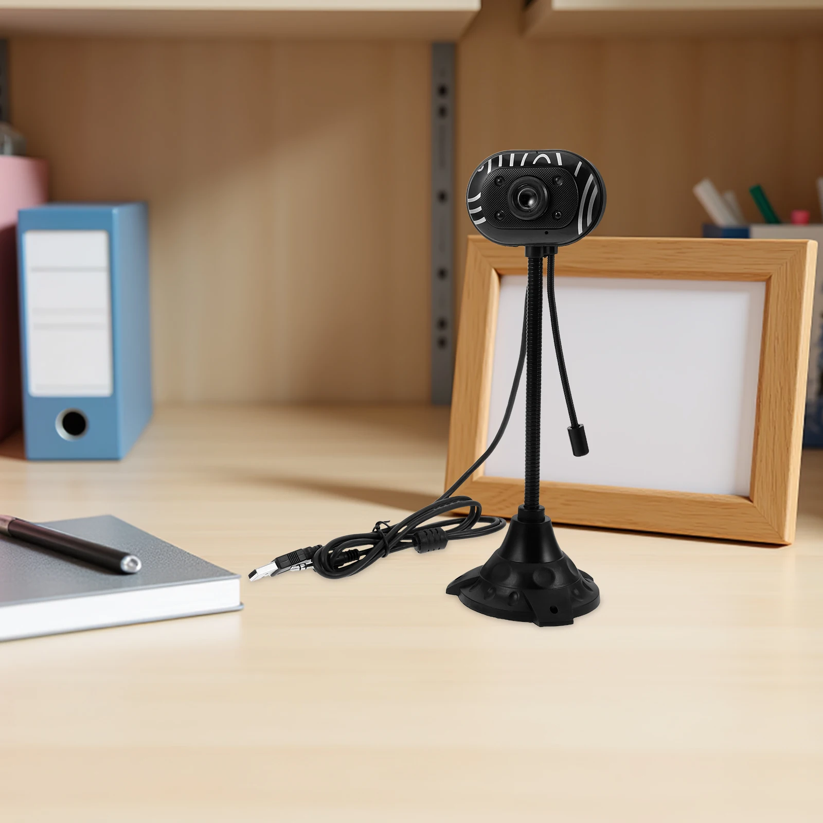 

Ultra HD Webcam Laptop Desktop Plug Play USB Camera with Noise Reducing Microphone Compact Design for Video for Meeting