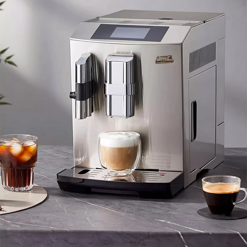 New S7-2 Italian American coffee milk foam one-click automatic coffee machine home bean grinder
