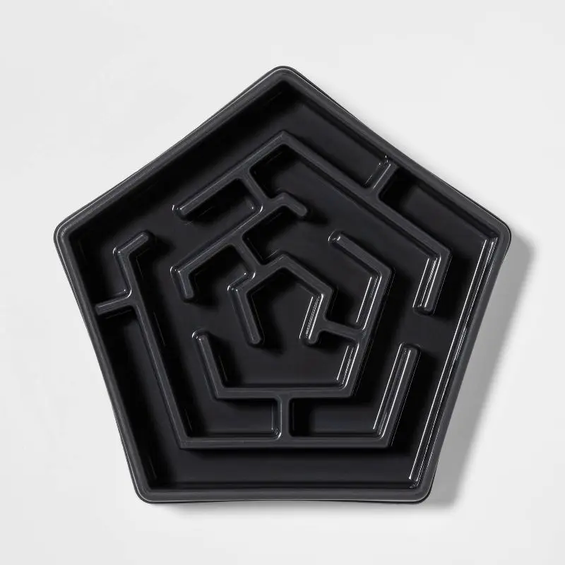 

Slow Feeder Dog Bowl 4 Cup Non Slip Maze Design for Fast Eating Prevention Dishwasher Safe Durable Pet Food Bowl Healthy Eating