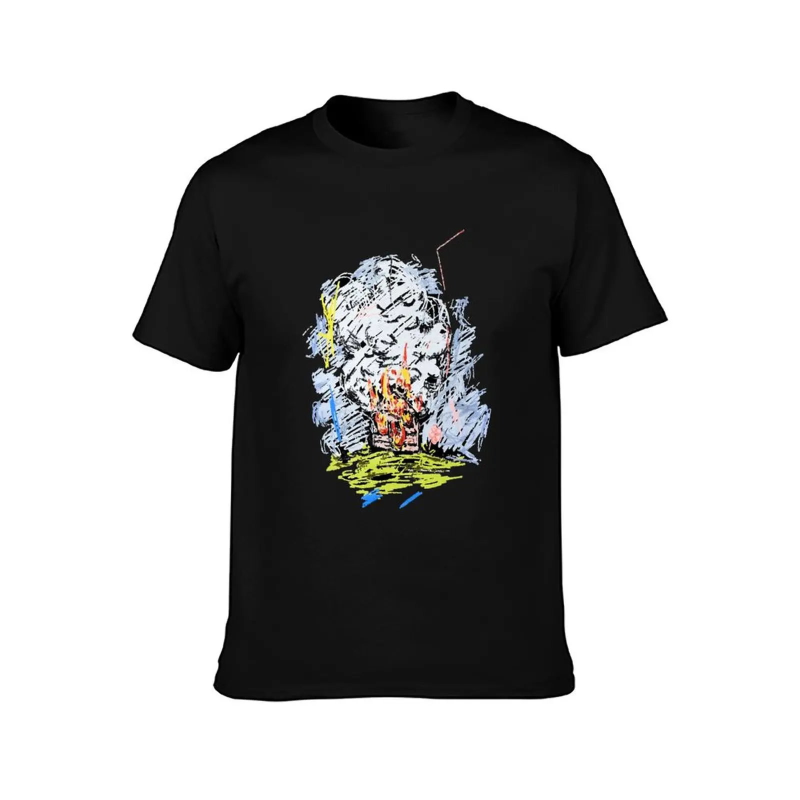 Isaiah Rashad Merrch The House Is Burning Merch The House Is Burning T-Shirt Outdoor Sports Lightweight Tee T-Shirt