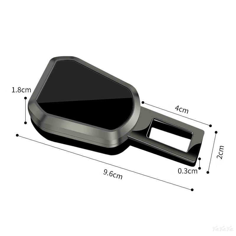 Car Seat Belt Extender Zinc Alloy Safety Belt Buckle Extension Plug For Audi RS Sline S6 S7 S5 A3 A4 A6 A7 A8L Q7 Q8 RS3 Sticker view 6