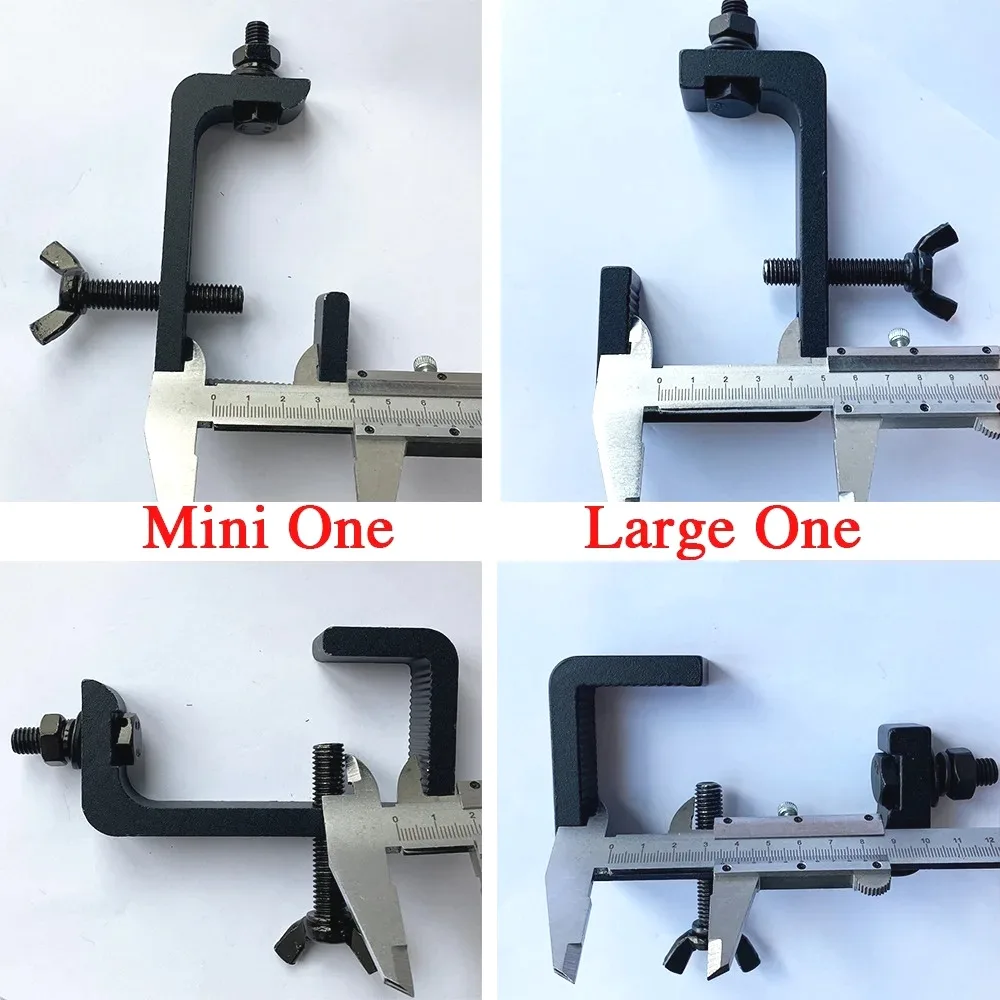 Квадратный зажим для труб, 15-40 мм, 30-55 мм, зажим из алюминиевого сплава, ферменный стенд, крючки, установленный луч освещения сцены, светодиодный светильник с подвижной головкой, DJ-фурнитура