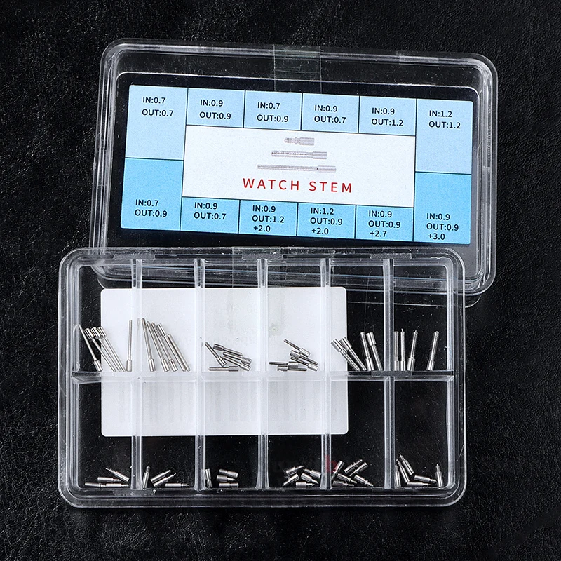 

Watch Stem Extenders Wristwatch Repair for Winding Stems 0.7mm 0.9mm Threads Watches Repair for Watchmaker Extended Crown Rods