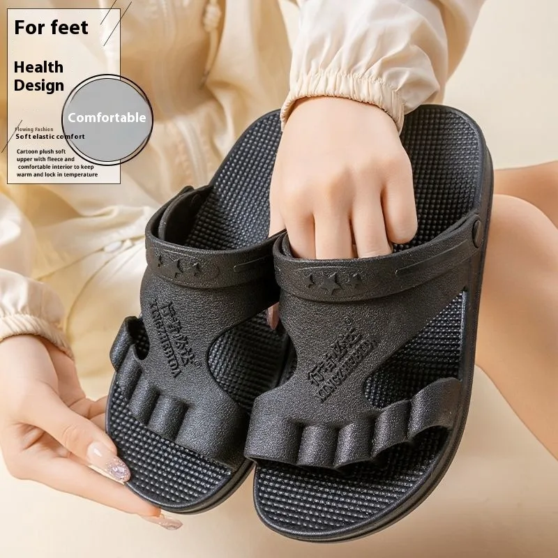 Toe Separator Sandals  Men Women Bunion Corrector Comfortable Arch Support Slippers Anti Slip  Indoor Outdoor Driving Walking
