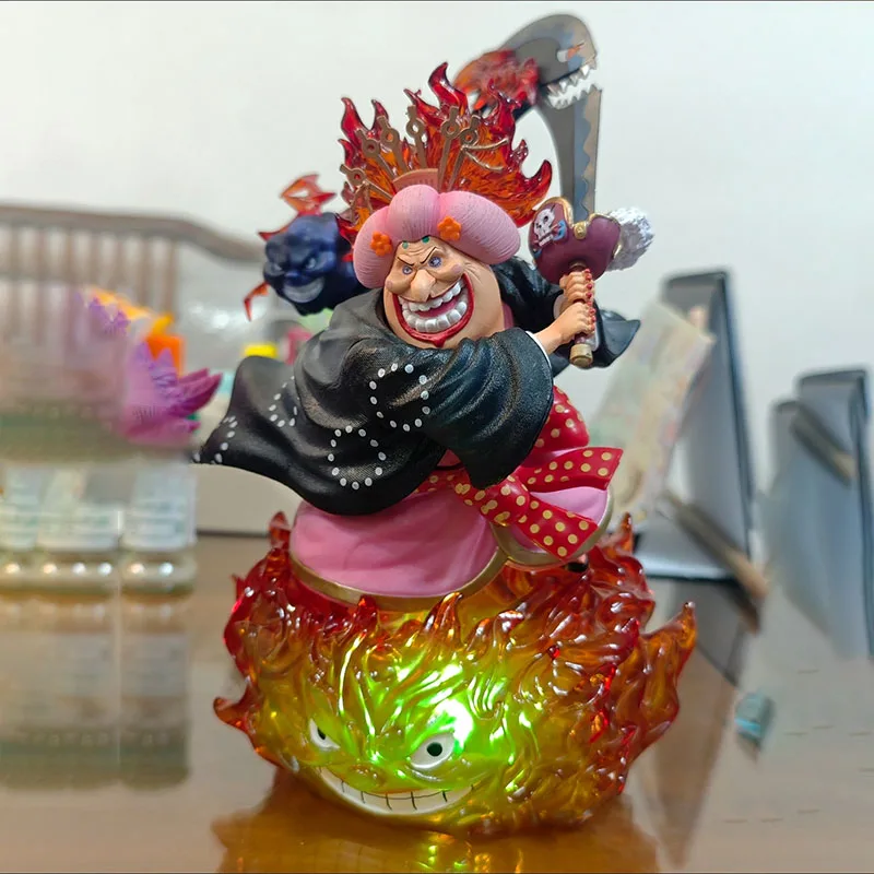 

Аниме-фигурка One Piece: Четыре Императора, Большая Мама Шарлотта Линлин, модели GK, статуэтки, игрушки, украшение для рабочего стола, подарки