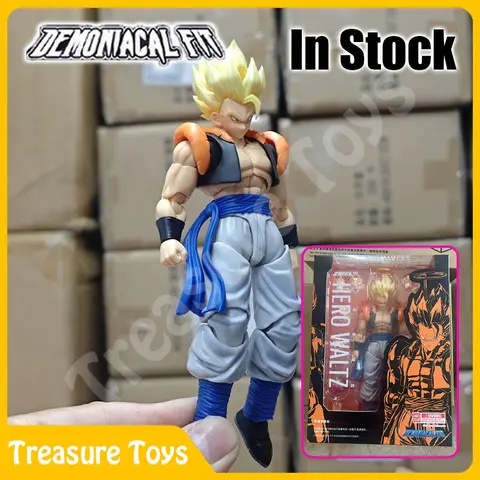 Figurka Demoniacal Fit Gogeta Dragon Ball Z SHF Super Saiyan Gogeta Hero Waltz Anime Figurka Akcji Model Zabawki Prezenty Dostępne