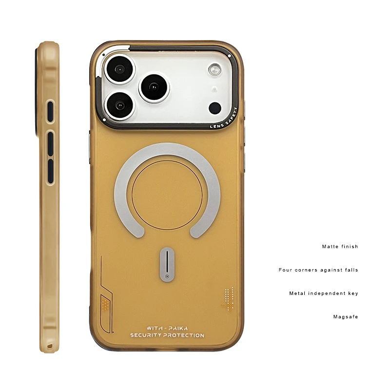 

For iphone 17 pro max case Matte Magnetic Skin-friendly feel High Quality Anti-Fall For iphone 17 Pro Case