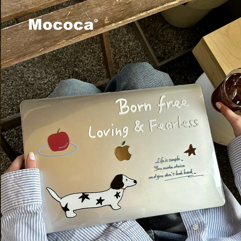 Spotted Puppy Letter Case for Macbook Air 13.6 M5 M1 Pro 14 M4 Air 15.3 13 M3/2 15 Mac Cover A3113 A2681 A2442 A2941 Anti-Scratc