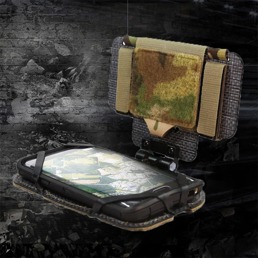 Imagem -02 - Bolsa Tática do Telefone Móvel Molle Phone Case s & s Estilo Navboard Fliplite para Colete Airsoft