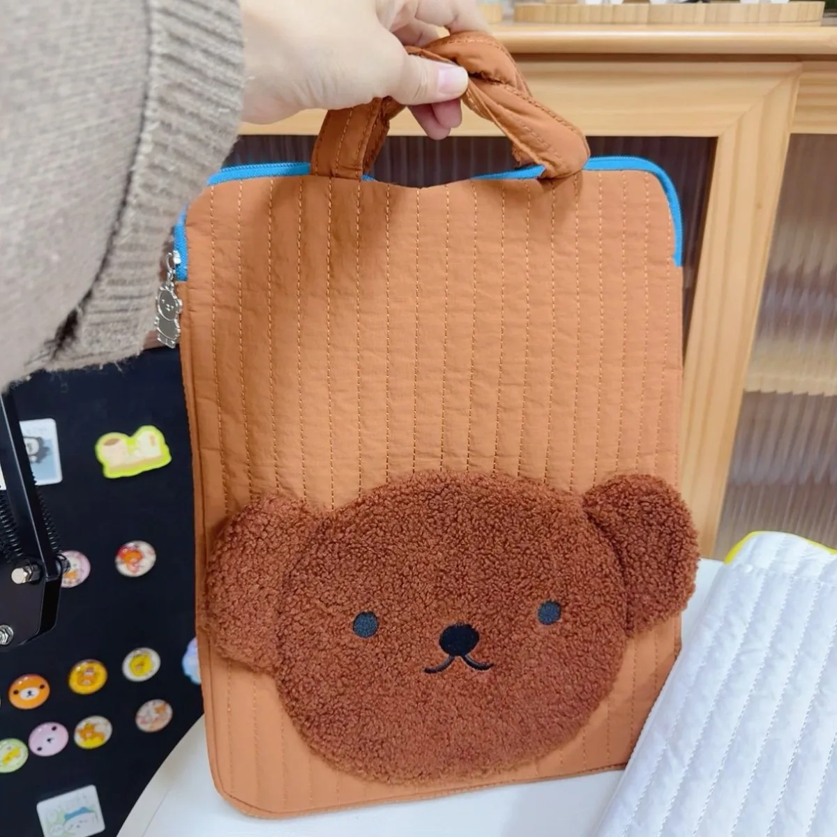 Kawaii أنيمي ميفي أرنب بوريس الدب كمبيوتر محمول 11 بوصة 12 بوصة الكمبيوتر اللوحي IPAD المحمولة للصدمات الكرتون لطيف حقيبة يد #4