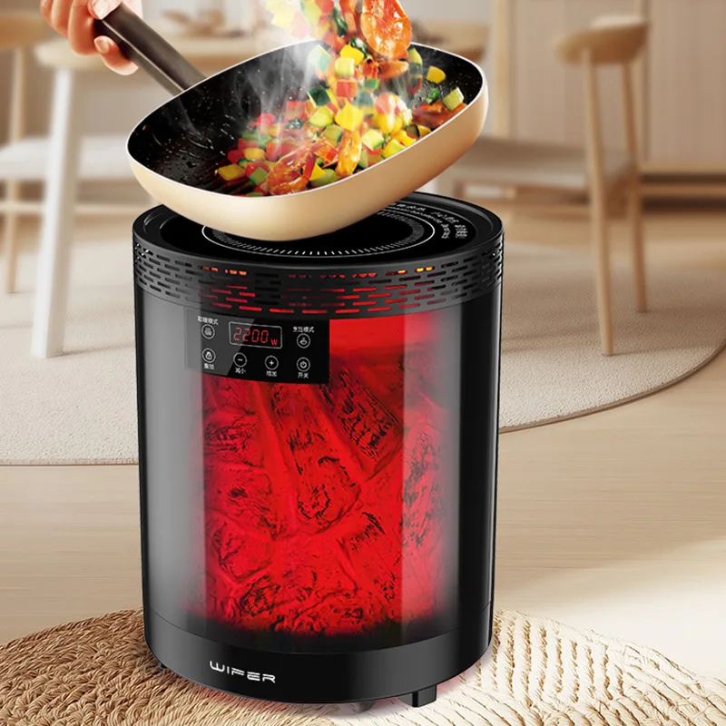 Home Heater Multi-functional Tea Making Barbecue Stove 3 Gear Electric Heater Stove 2000W Constant Temperature Electric Heater