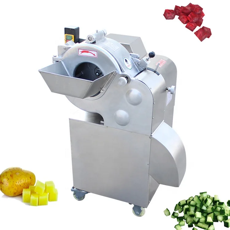 2-In-1 Industrial Multi-Functional Electric Potato  Vegetable Diced Onion Vegetable Cube Cutting Machine