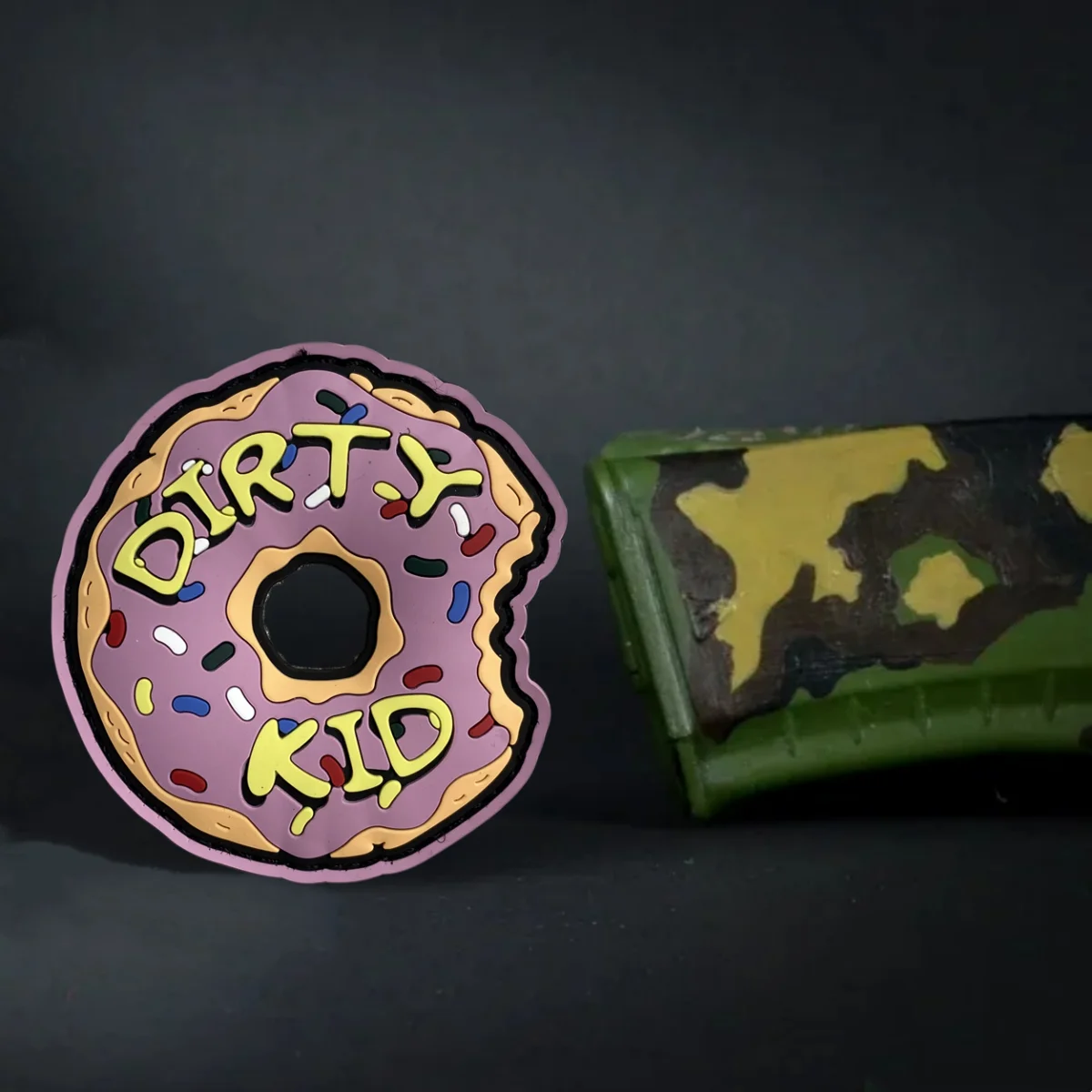 Hard To Find/RARE Dirty Kid Donut PVC Tactical Patch Hook & Loop NOT SUPEEF WRMFZY FOG GWA Military Backpack Accessories Sticker