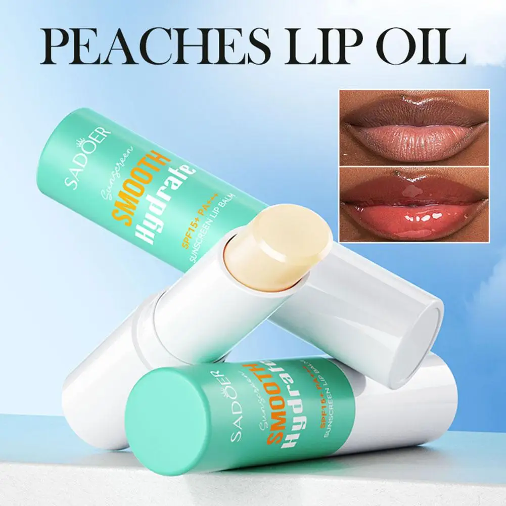 Lipstik asam hialuronat perawatan kulit, produk nutrisi pelembap bibir 3G Perawatan pencerah kulit bibir B0S4