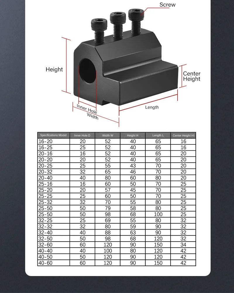 Imagem -06 - Assento de Ferramenta de Torno Cnc 42crmo Uma Variedade de Peças de Modelos para Escolher Suporte de Ferramentas de Perfuração Interna Sbha 1616 1620 16-25 20-20