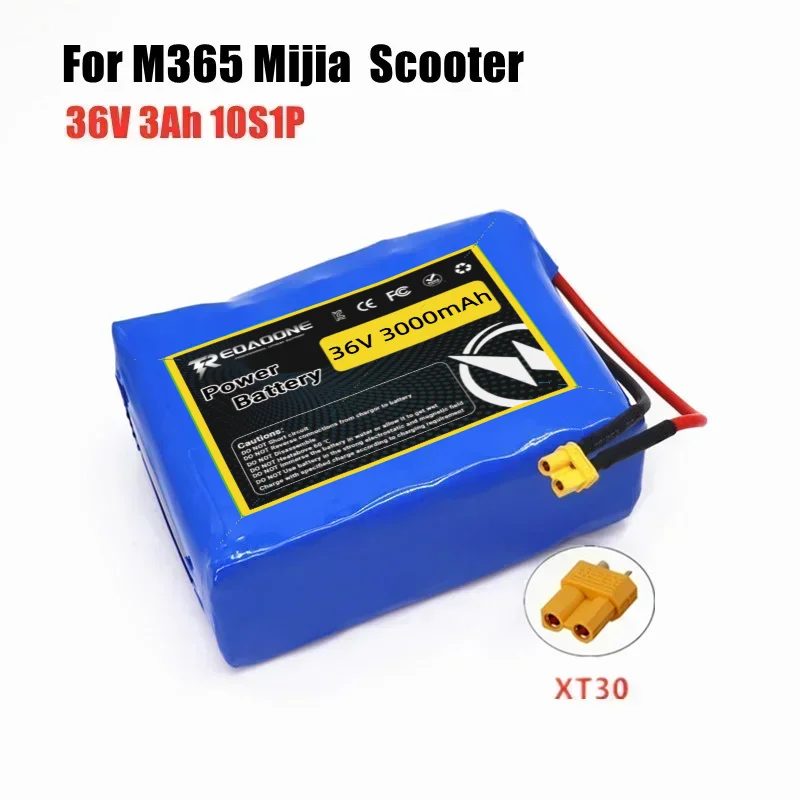 

Reliable 10S1P 36V 3500mAh Li-ion Battery Pack - For M365/meter home Pro Scooter Expandable Charge&Discharge (XT30/XT60)