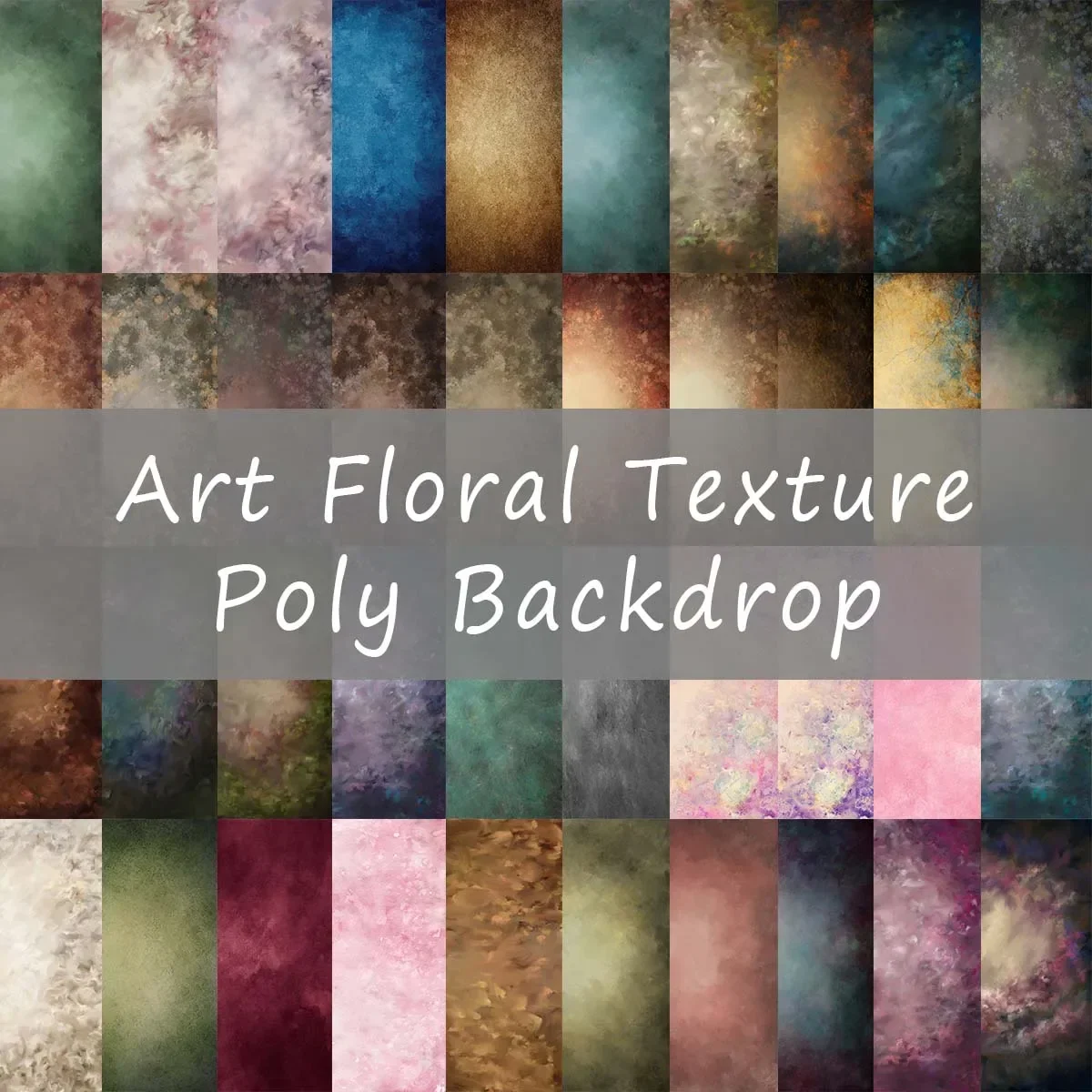 

Художественный абстрактный цветочный фон из полиэстера для взрослых, портретная фотография, живопись, цветок для беременных детей, фон для фотосессии новорожденных