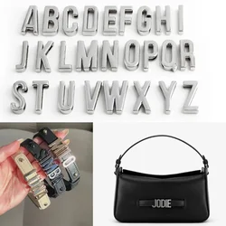 5PCS wallet mobile phone case keychain metal perforated letter accessories wristband necklace neck chain DIY sliding letter