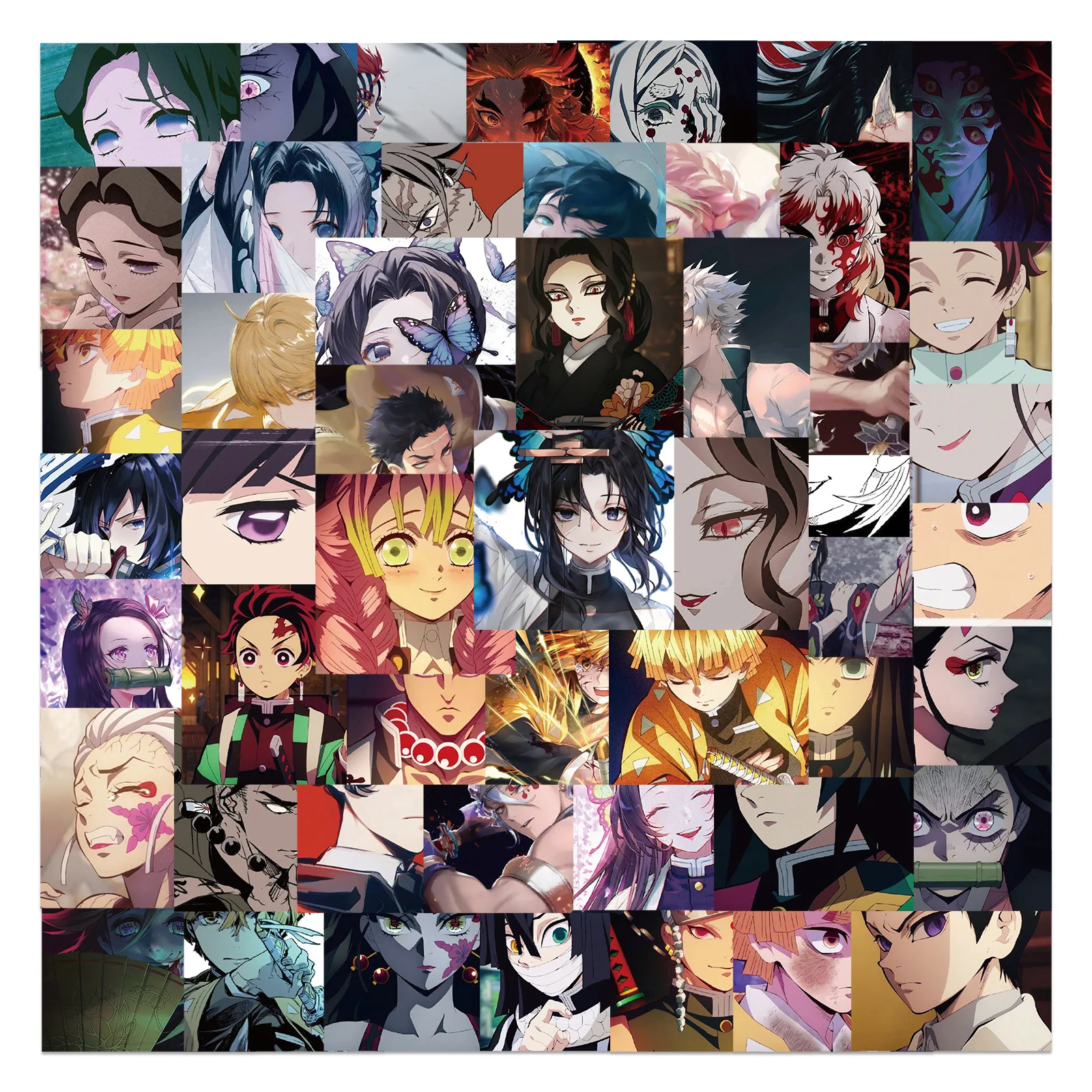 10/30/54 個漫画デーモンスレイヤー画像落書きステッカーアニメ電話スーツケースラップトップスクラップブック Diy 子供のおもちゃマンガデカールステッカー
