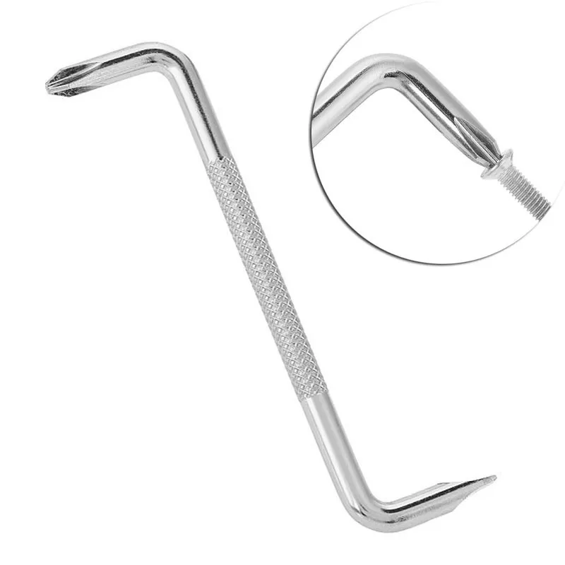 ใหม่ที่มีประโยชน์ไขควง Slotted ไขควง 1 ชิ้นความแข็งสูง Mechanical Maintenance กระจกขัดซ่อมเครื่องมือ