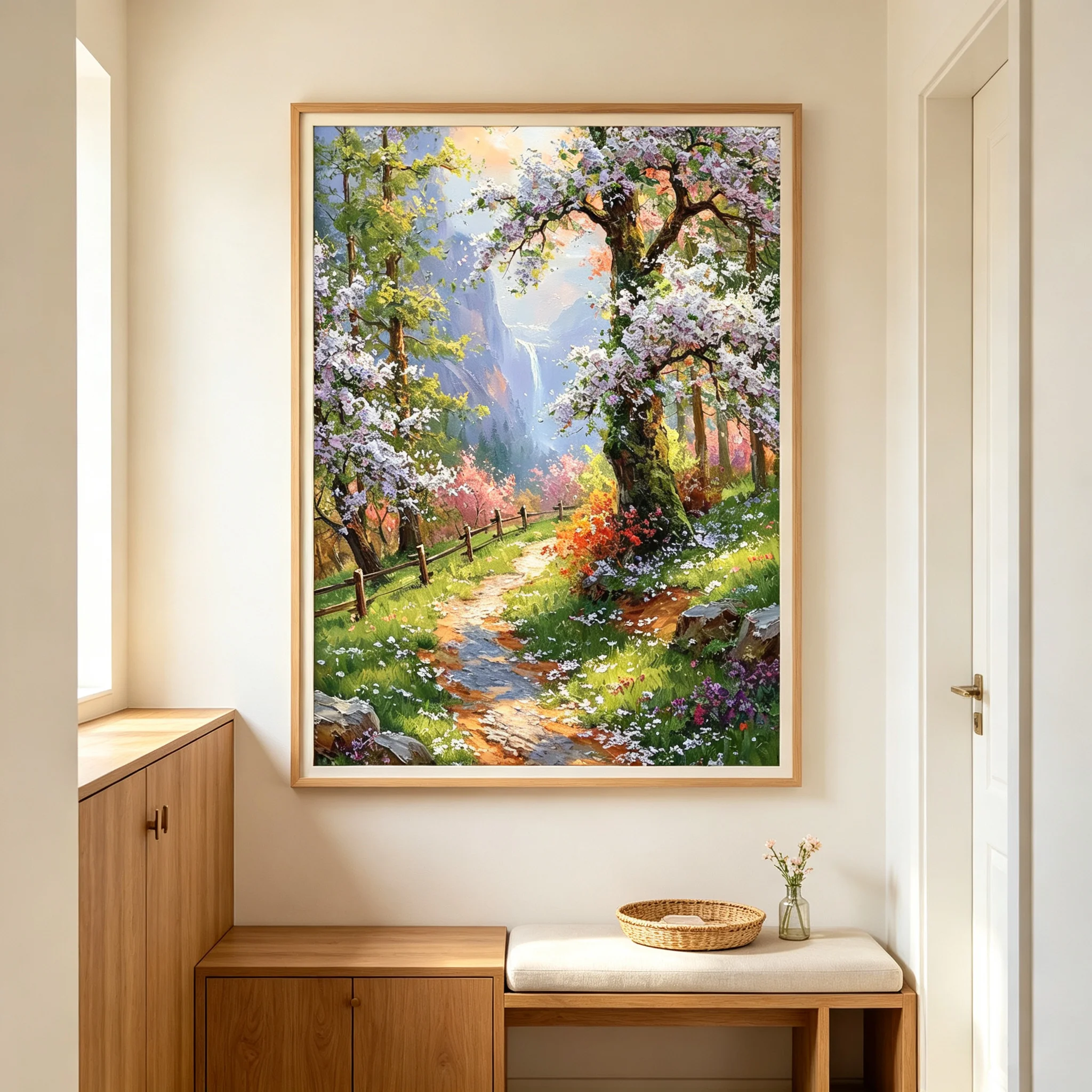 Mountains Forest Prints Poster Wall Art for Room Decor Printable Canvas Painting Gift Scenery Poster Decorative Wall Paintings