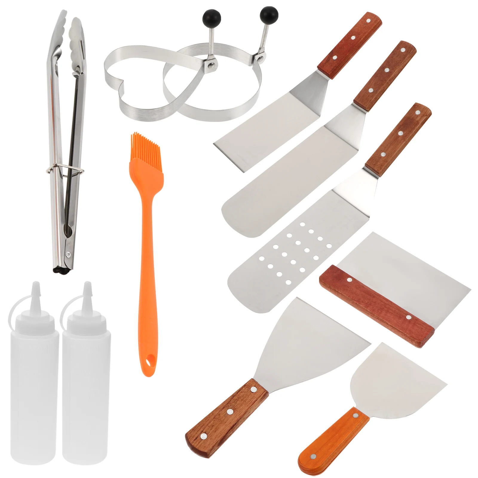

Stainless Steel Tools Set Portable Practical Bbq Kit Outdoor Grill Utensils Kit Spatula Practical Accessories Cooking Set