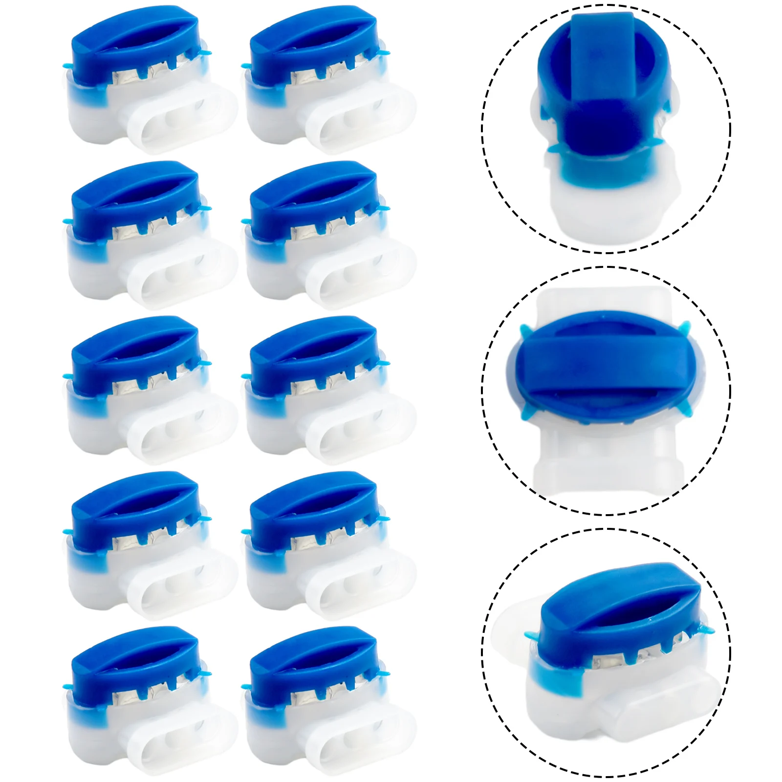 Waterproof Cable Clamps Wire Connector Wide Application Wire Diameters Firm Connection Insulated Wires Simple And Safe