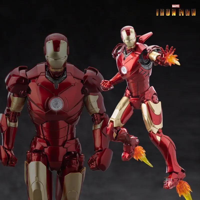 1/9 The Avengers 3 Model Iron Man Mark 3 Mk3 Figurine Anime Model Ironman Action Figure Statue Collection Toy Children Gift