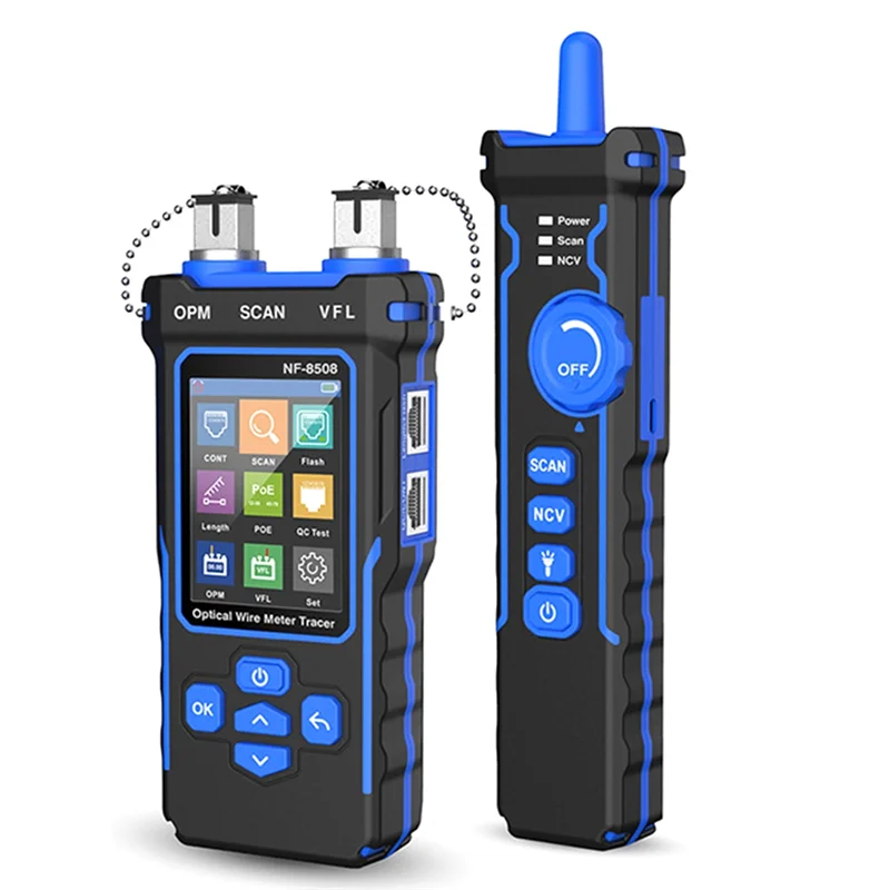 

Classic-NF-8508 10Mw Optical LAN Cable Tracker Power Meter Tester LCD Display Wiremap Measure Length Network Cable
