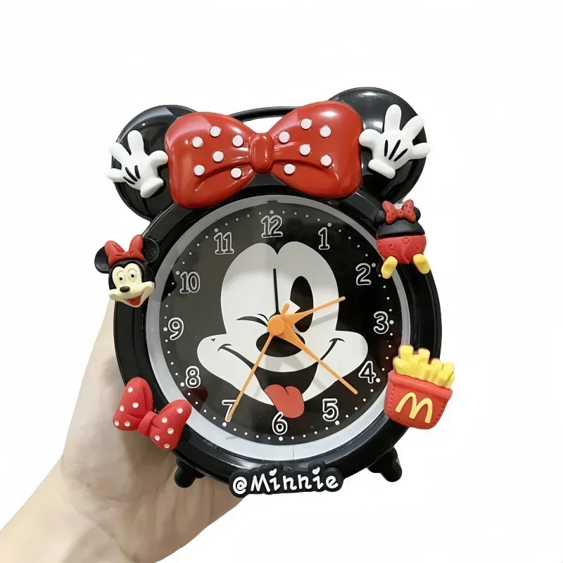 New Sanrio Kuromi Cartoon Children\'s Alarm Clock Creative Cute Desktop Clock Student Gift Wake Up Personalized Desk Clock