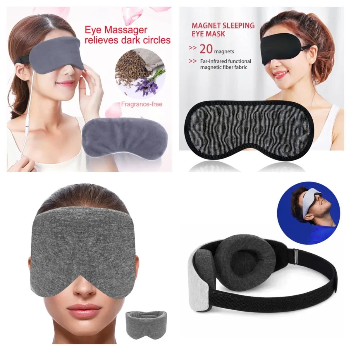 Eye Mask for Sleeping Breathable Blindfold Night Sleep Mask Block Out Light Women Men Best Night Companion