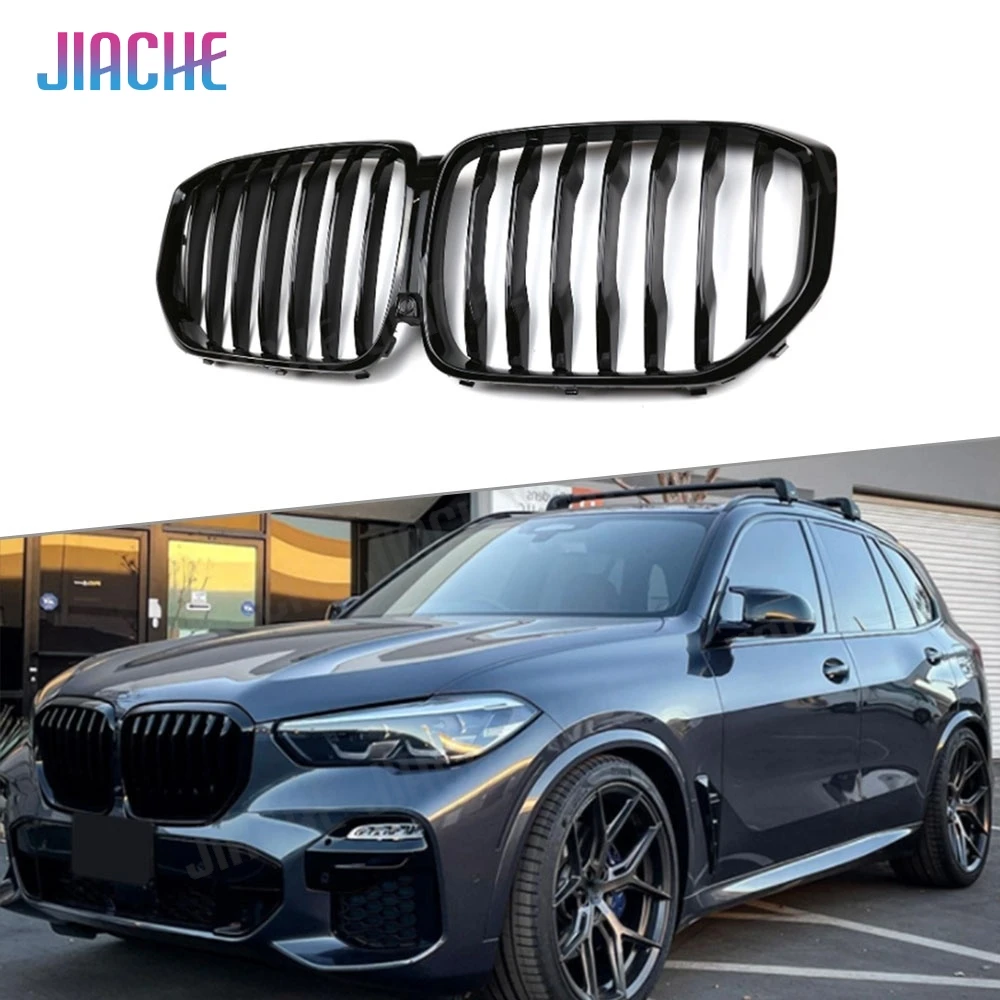 

Gloss Black Car Front Bumper Mesh Grille Grills for BMW X5 G05 2019+ Car Styling Front Bumper Racing Grill Front Mesh