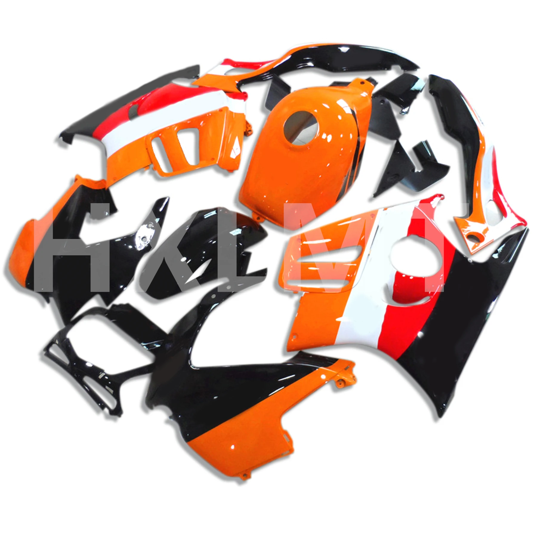 Customizable Fairing Kits For HONDA CBR600 97 98 CBR 600 F3 1997 1998 New Arrival Rebuilding Bike Bodywork Orange Black 97 98