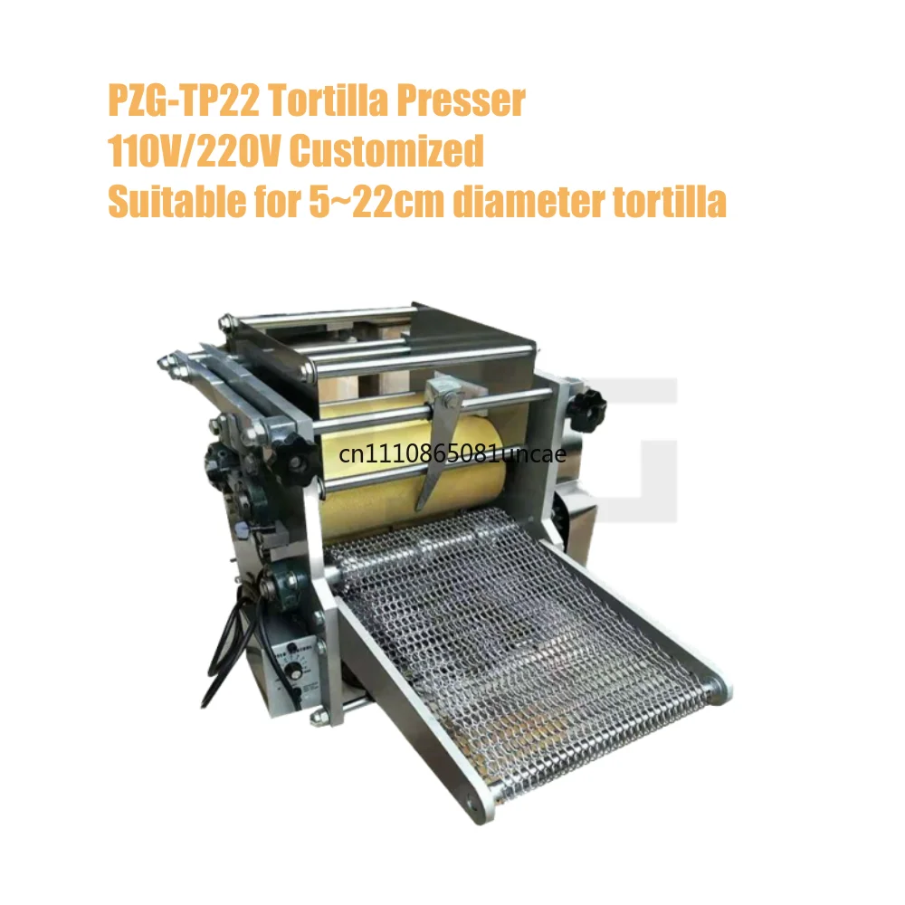 

Промышленный автоматический пресс для приготовления роти, лепешек и кукурузных тортильй (17/22/32 см)