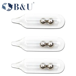 B&U Glass Rattle 3mm/4mm/5mm new Jig Fishing Lure Glass Rattles Insert Tube Rattles Shake Attract Fly Tie Tying Fishing rattle