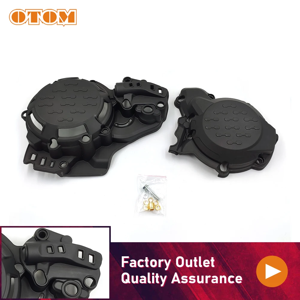 

OTOM Racing Motorcycles Engine Cover Protection Case Clutch Magneto Guard For KTM EXC SX HUSQVARNA TC TE TX GASGAS EX MC 250 300