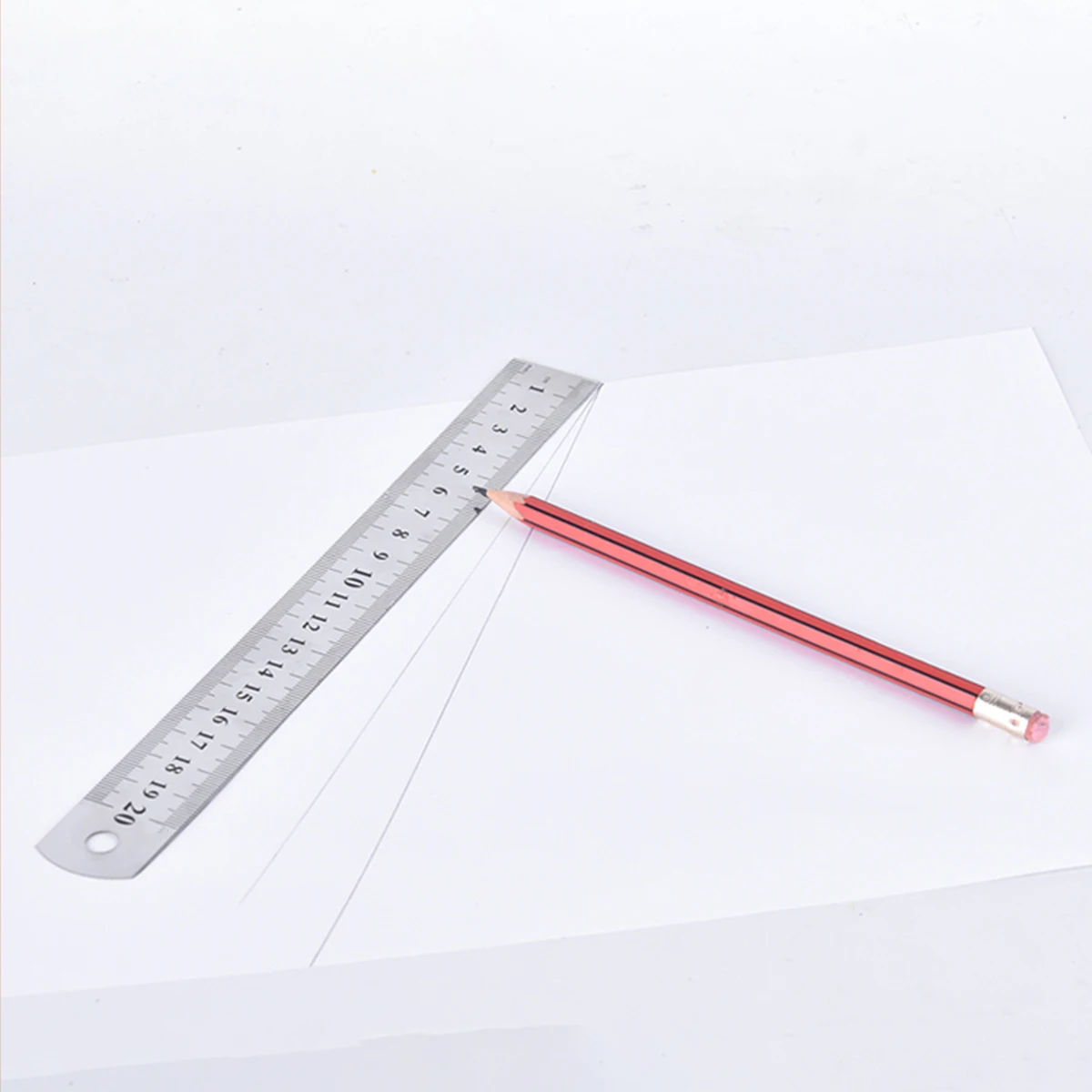 

6 PCS Stainless Steel Graduated Ruler Office Measures Measuring Straight Rulers