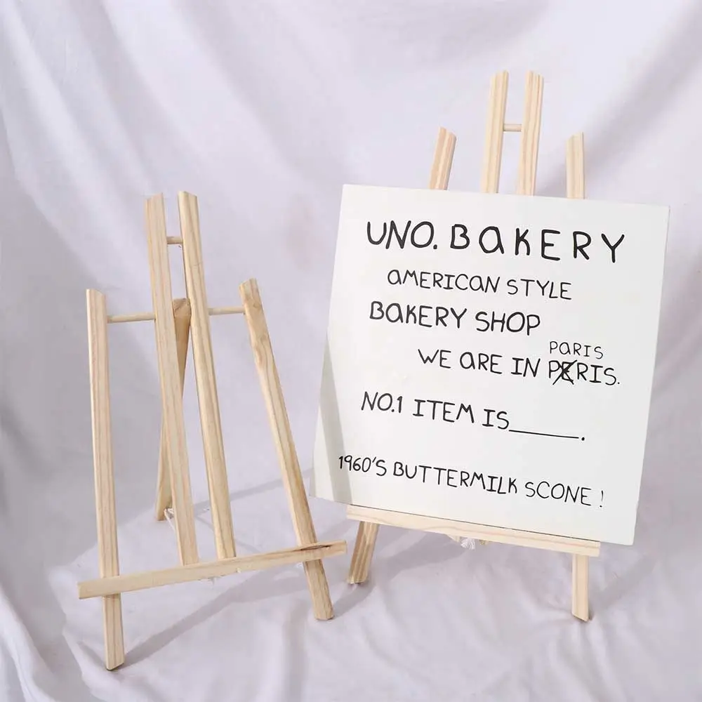 

Students Adults Wooden Tabletop Exhibition Art Craft Holder Display Stand Painting Easel Shelf